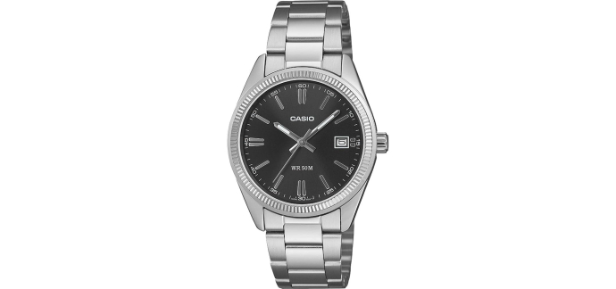 Amazon: Montre Casio Analogique UTP-1302PD-1AV - Noir (42 × 35 × 9.1 mm) à 44,95€