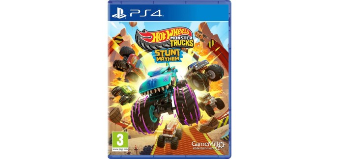 Amazon: Hot Wheels Monster Trucks Stunt Mayhem (PS4) à 15,46€ (au lieu de 24,99€)