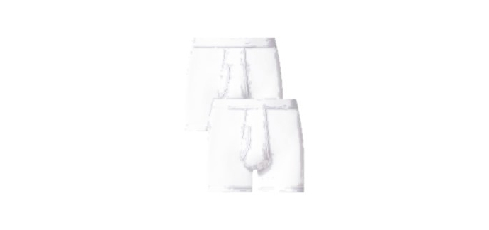 LIDL: ESMARA MEN Boxers homme lot de 2 - 100% coton à 2,99€ (au lieu de 6,99€)