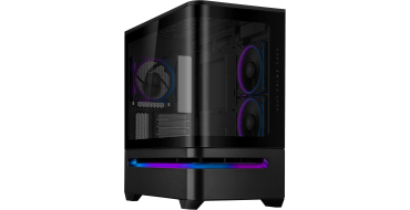 Amazon: Boîtier PC Asus Prime AP202 ARGB - mATX & Mini-ITX, verre trempé incurvé, 3 ventilateurs ARGB à 89,9