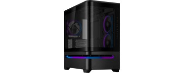 Amazon: Boîtier PC Asus Prime AP202 ARGB - mATX & Mini-ITX, verre trempé incurvé, 3 ventilateurs ARGB à 89,9