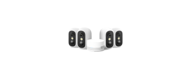 Amazon: Pack Caméras Eufy C35 x4 + Homebase Mini à 160,55€