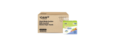 JoyBuy: C&S Essuie-tout suspendu 2 plis - 200 feuilles x4 paquets à 5,99€ (au lieu de 12,54€)