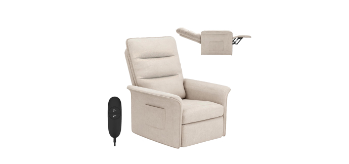 Amazon: Fauteuil Relax Électrique FlexiSpot - Inclinable 105°-155°, Mousse Haute Densité, Charge 150 kg à 17