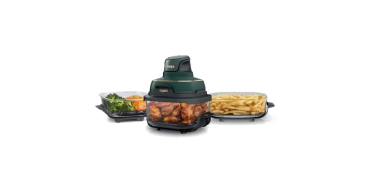 Amazon: Friteuse à air Ninja Crispi FN103 - 3,8 L + 2,3 L + 1,4 L, Vert à 99,99€ (au lieu de 192,44€)