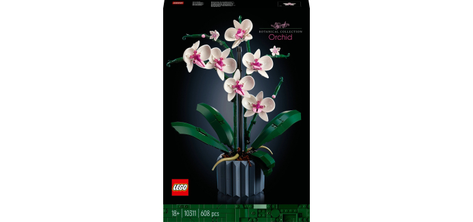 Cultura: LEGO® Icons L’orchidée (10311) à 29,59€
