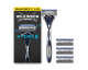 Amazon: Rasoir homme Wilkinson Sword Hydro 5 - Manche + 4 Recharges, 5 Lames Carbone, Gel Hydratant Aloe Ver