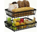 JoyBuy: SRD Grand panier pour fruits et légumes - Noir à 6,99€ (au lieu de 12,77€)
