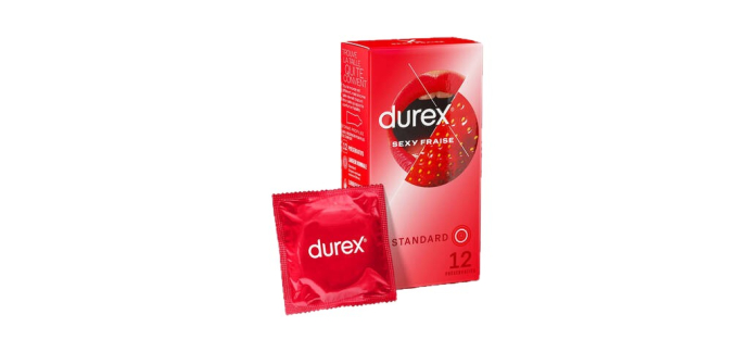 JoyBuy: Durex Sexy Préservatifs Saveur Fraise et Extra Lubrifiés Lot de 12 à 6,34€ (au lieu de 7,99€)