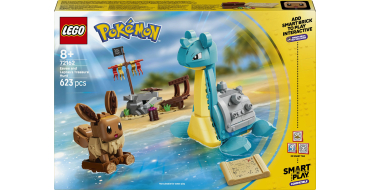 Amazon: LEGO® Pokémon Smart Play 72162 - Chasse au trésor d’Évoli et Lokhlass à 39,99€ (au lieu de 57,45€)