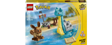 Amazon: LEGO® Pokémon Smart Play 72162 - Chasse au trésor d’Évoli et Lokhlass à 39,99€ (au lieu de 57,45€)
