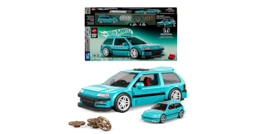 Amazon: Jeu de construction Mattel Brick Shop Hot Wheels Honda Civic EF 1990 à 14,9€ (au lieu de 24,15€)