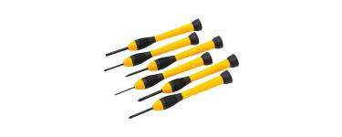 Amazon: Lot de 6 tournevis d'horloger Stanley - Manche bi-matière à 8,90€ (au lieu de 12,93€)