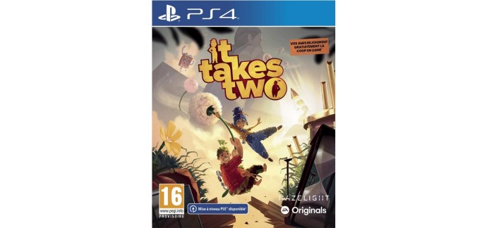 Amazon: It Takes Two (PS4) à 17€ (au lieu de 39,99€)