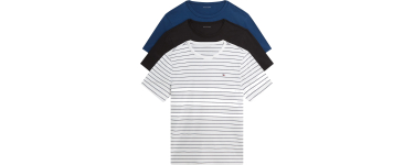 Amazon: Lot de 3 tee-shirts Tommy Hilfiger - taille M à 26,41€ (au lieu de 49,39€)