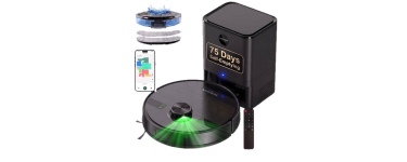 JoyBuy: Monsga MS1 Max Aspirateur robot laveur 2-en-1 - 9000 Pa, station vidage auto 4L, LiDAR à 95,07€
