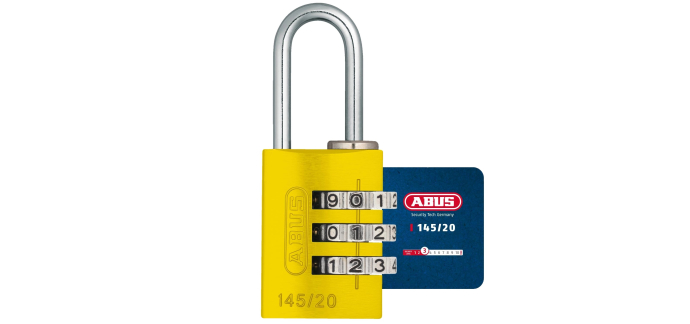 Amazon: Cadenas à combinaison Abus 145/20 - Aluminium, code 3 chiffres à 7,99€ (au lieu de 12,38€)