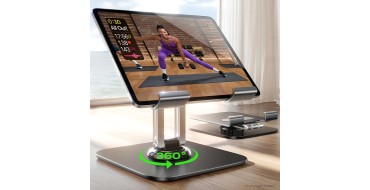 Amazon: Support Tablette iPad Bureau Lisen - Rotatif 360° et Pliable à 11,89€ (au lieu de 17,28€)