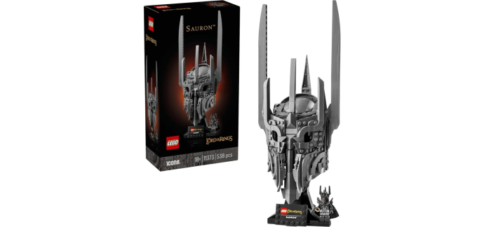 Amazon: LEGO 11373 Le Seigneur des Anneaux Casque Sauron à 46,39€ (au lieu de 74,99€)