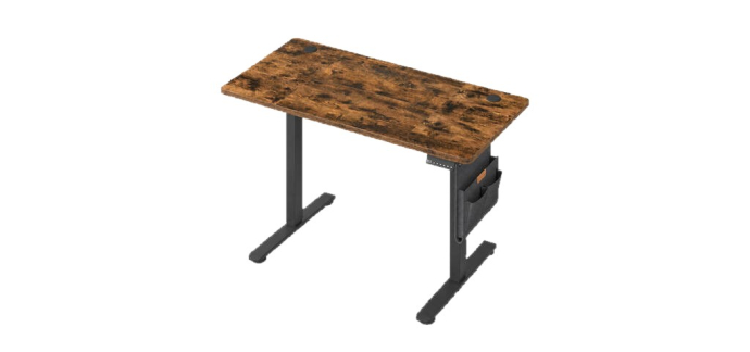 JoyBuy: JOYFURNOS Bureau électrique réglable en hauteur 120x60 cm - 4 mémoires à 79,98€ (au lieu de 208,99€)