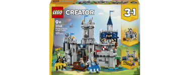 Amazon: LEGO® Creator 3-en-1 Le château médiéval des chevaliers (31168) à 67,49€ (au lieu de 89,99€)