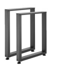 Amazon: Pieds de table rectangulaires Vevor 750 x 600 mm - acier au carbone, noir à 52,72€
