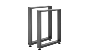 Amazon: Pieds de table rectangulaires Vevor 750 x 600 mm - acier au carbone, noir à 52,72€