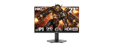 Amazon: Écran PC 27" HKC - QHD 260Hz, Fast IPS, 1 ms, HDR400 à 138,45€ (au lieu de 179,17€)