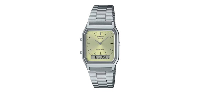 Amazon: Montre Casio Vintage AQ-230A-9AMQYES - Gris à 32,13€ (au lieu de 49,9€)