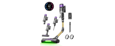 JoyBuy: Ultenic U-2O Aspirateur sans fil - 55 kPa, 60 min, brosse anti-emmêlement - écran à 129,99€
