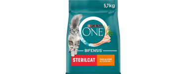 Amazon: Croquettes Purina One Bifensis Sterilcat - Riche en Poulet, 5,7 kg à 20,91€ (au lieu de 40,91€)