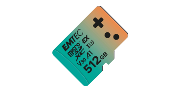 Amazon: Carte mémoire microSDXC Express Emtec 512 Go - Compatible Nintendo Switch 2 à 109,99€