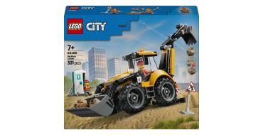 Amazon: LEGO® City Le tractopelle jaune (60480) à 17,99€
