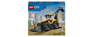 Amazon: LEGO® City Le tractopelle jaune (60480) à 17,99€