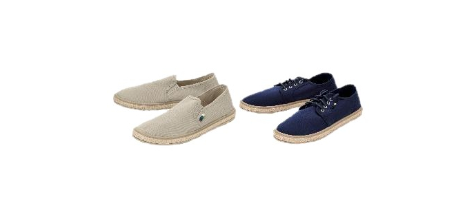 LIDL: ESMARA MEN Chaussures en toile homme à 4,99€ (au lieu de 9,99€)