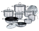 LIDL: GSW Batterie de cuisine Alara 14 pièces inox fond capsulé à 109€ (au lieu de 159,99€)