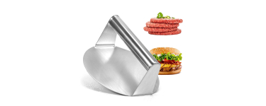 Amazon: Presse à burger GrünWerk - 14cm en acier inox à 10,39€ (au lieu de 13,44€)