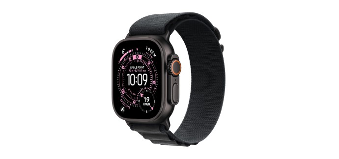 Amazon: Apple Watch Ultra 3 - GPS + Cellular 49 mm à 671,93€ (au lieu de 824,94€)