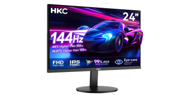Amazon: Écran PC 24" HKC - IPS 144Hz Full HD, 5ms GTG, VESA à 75,99€ (au lieu de 109,99€)
