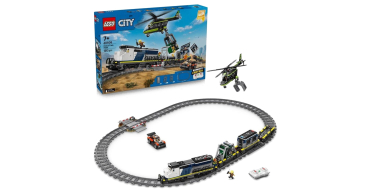 Amazon: LEGO® City Le Braquage du Train de Police (60508) à 119,99€ (au lieu de 131,43€)