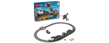Amazon: LEGO® City Le Braquage du Train de Police (60508) à 119,99€ (au lieu de 131,43€)