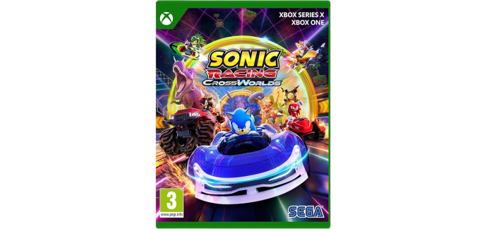 Amazon: Sonic Racing CrossWorlds (Xbox) à 19,99€ (au lieu de 69,99€)