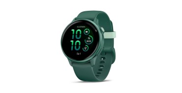 Amazon: Montre connectée GPS Garmin Vívoactive 6 - 42 mm, écran AMOLED, vert sapin à 189€