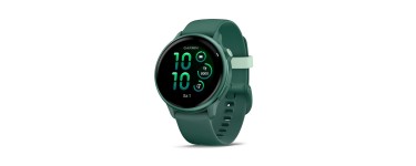Amazon: Montre connectée GPS Garmin Vívoactive 6 - 42 mm, écran AMOLED, vert sapin à 189€