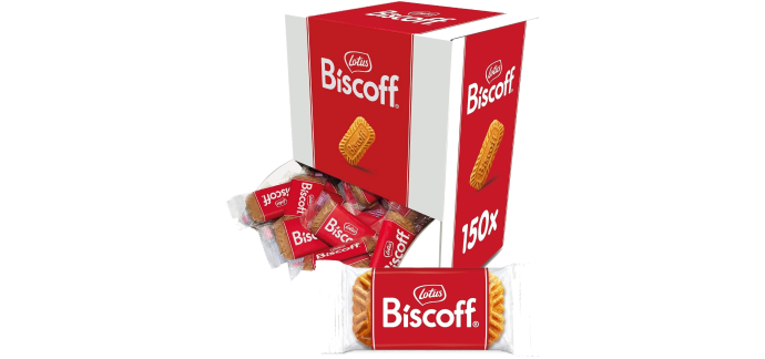 Amazon: Lot de 450 Biscuits Lotus Biscoff Speculoos - Emballés Individuellement à 23,29€ (au lieu de 34,32€)