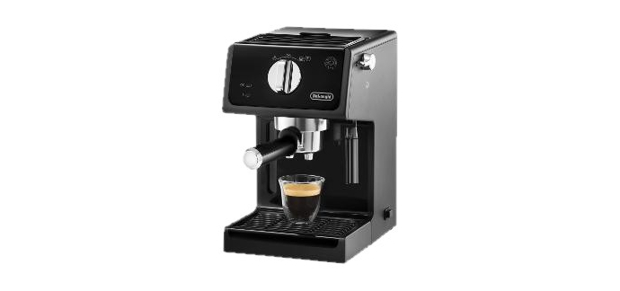 LIDL: DELONGHI Machine à expresso ECP31.21 - 15 bars, 1100W à 79,99€ (au lieu de 119,99€)