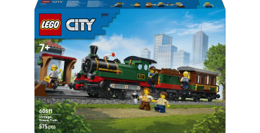 Amazon: LEGO® City Le train à vapeur rétro (60511) à 52,49€ (au lieu de 69,99€)
