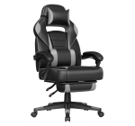 Amazon: Chaise de bureau Songmics - Repose-pieds télescopique, Support lombaire, Charge 150 kg à 89,99€