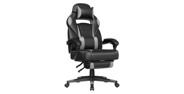 Amazon: Chaise de bureau Songmics - Repose-pieds télescopique, Support lombaire, Charge 150 kg à 89,99€