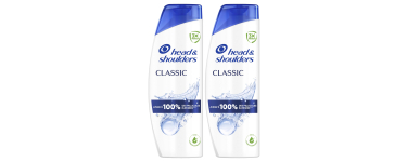 Amazon: Lot de 2 Shampoing Head & Shoulders Classic Antipelliculaire - 2x400ml à 7,5€ (au lieu de 10,43€)